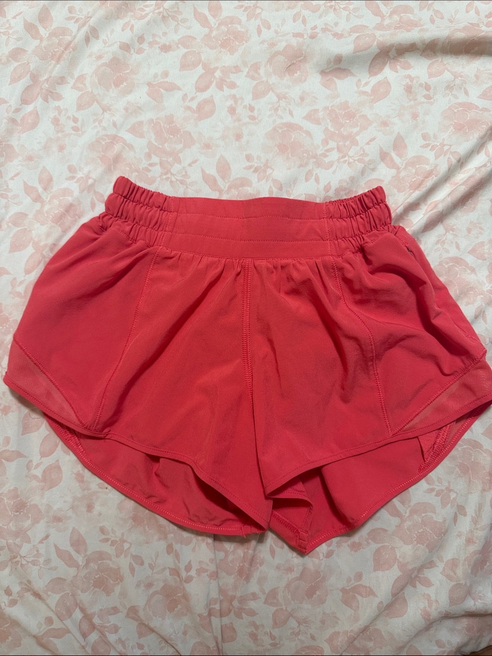 lululemon athletica Coral Pink Athletic Shorts